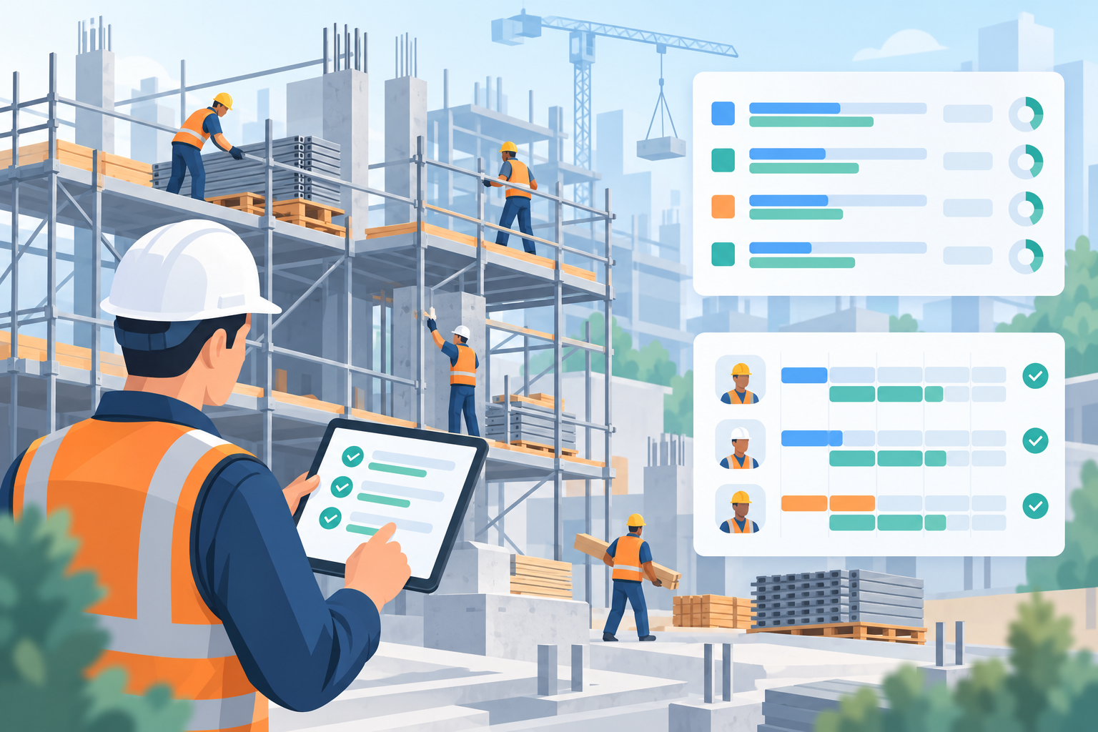 Quản lý ngân sách nhân công trong dự án nội thất — chuỗi 5 mắt xích kiểm soát