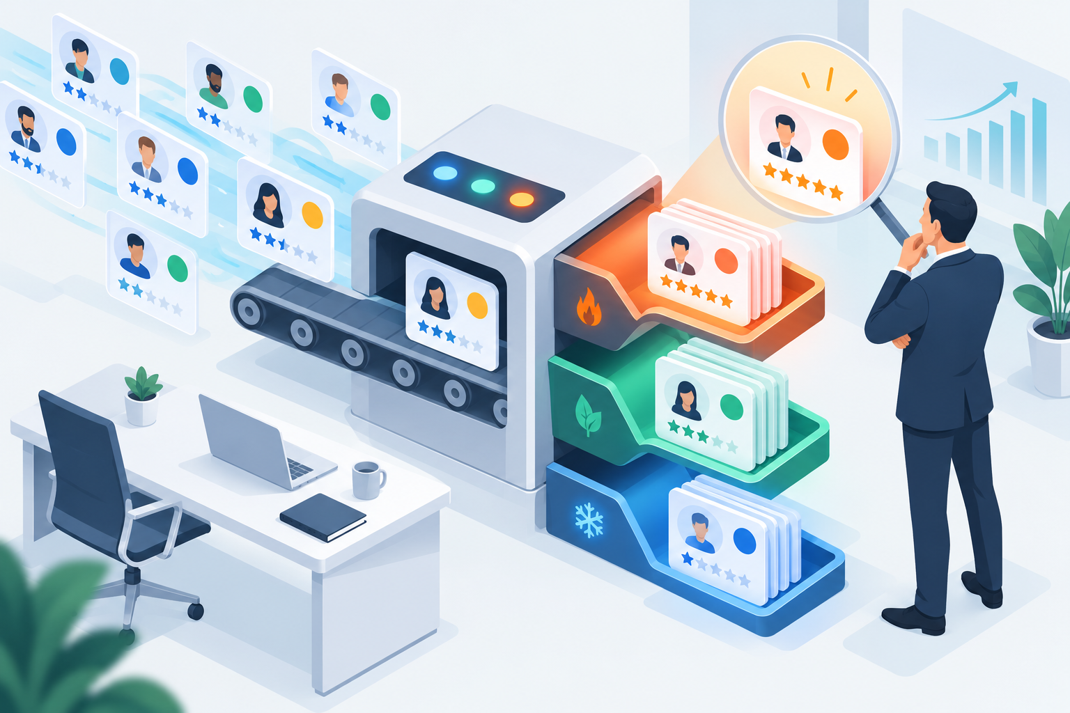 Lead Scoring cho ngành nội thất — chấm điểm ICP và Engagement