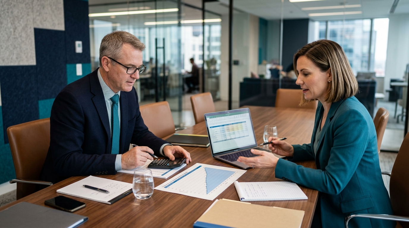 CFO và giám đốc nhân sự cùng tính ROI của đầu tư nhân sự trên ERP