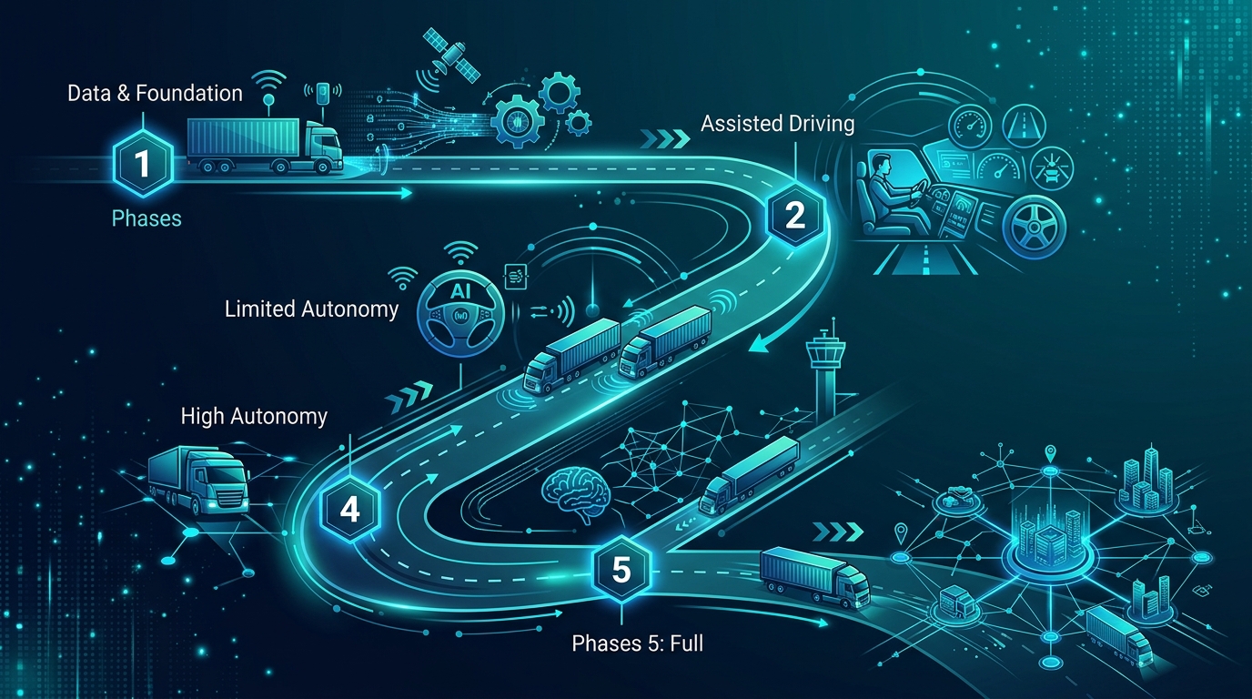 Lộ trình pilot AI trong vận tải