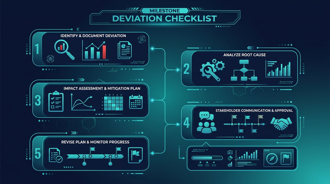 Checklist xử lý mốc lệch