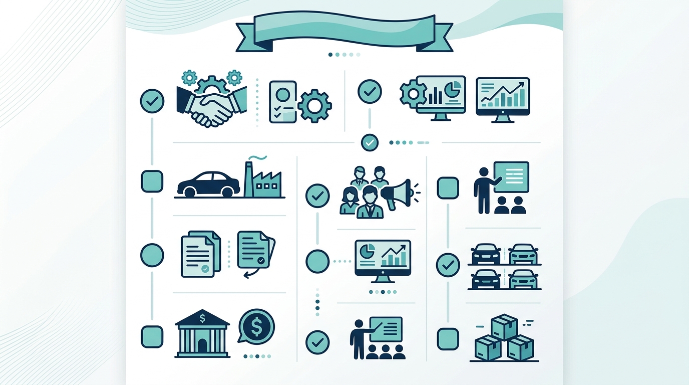 Checklist vận hành đại lý mới