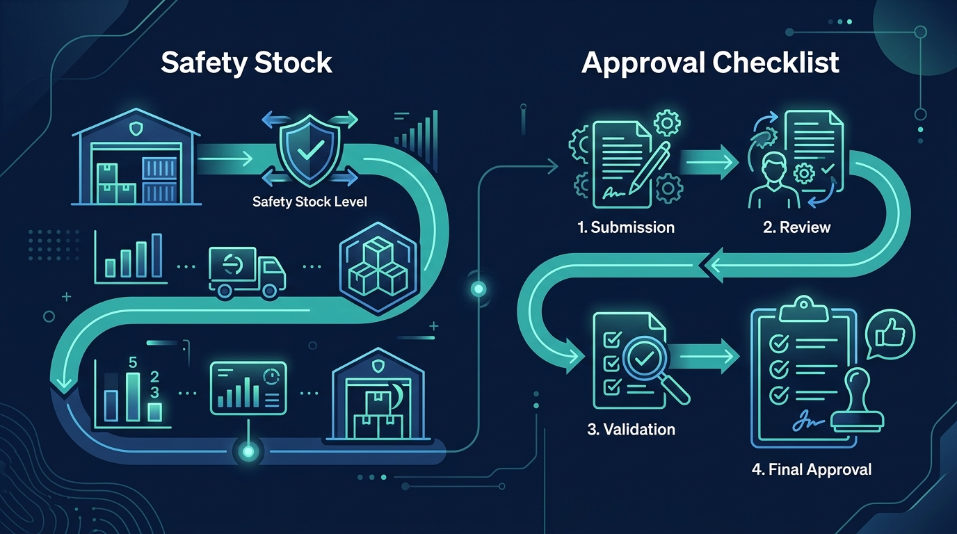 Tồn an toàn và checklist duyệt
