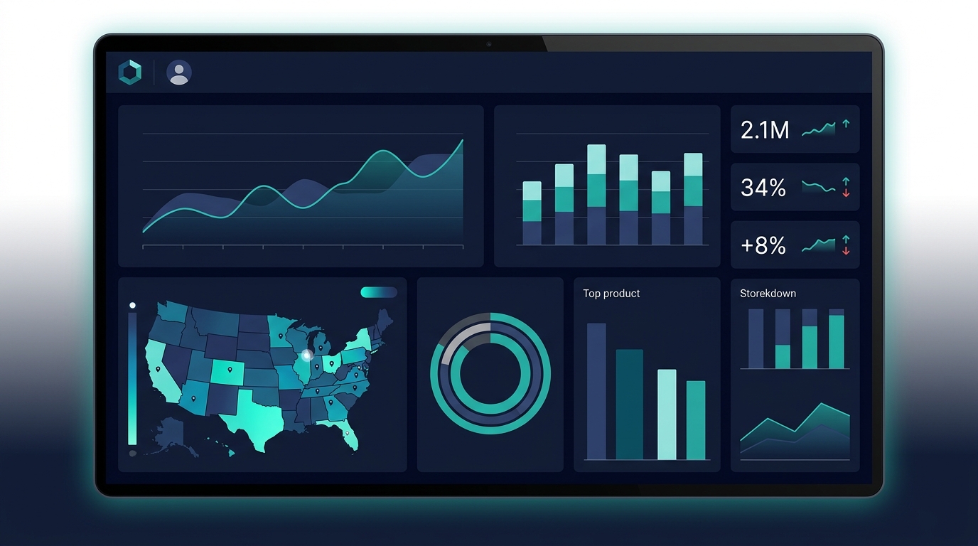 Dashboard CEO nội thất