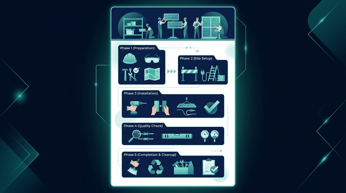 Đội thi công theo checklist