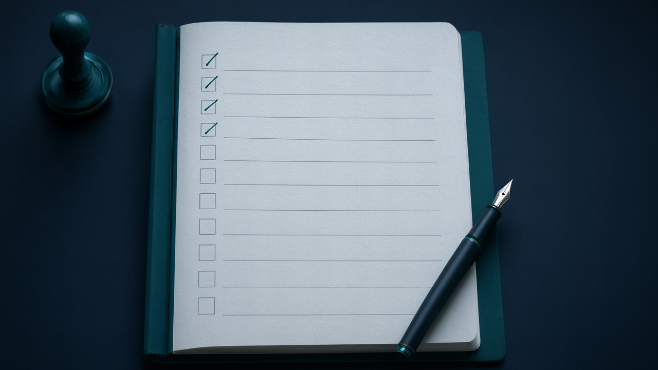Checklist hẹn giao
