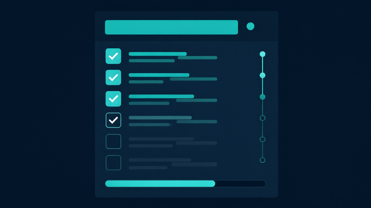 Checklist xử lý