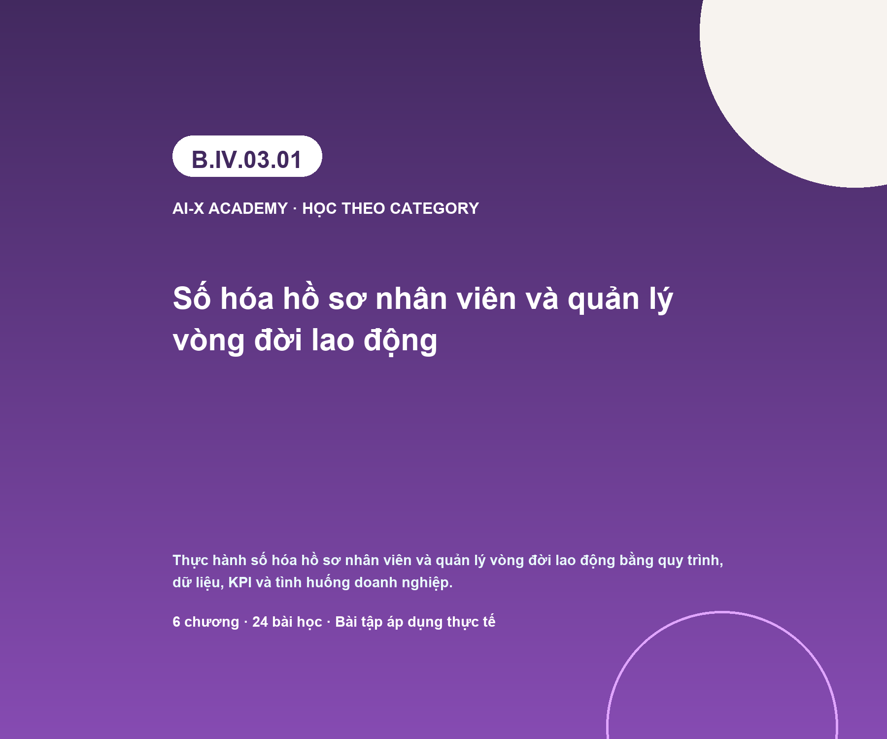 B.IV.03.01 — Số hóa hồ sơ nhân viên và quản lý vòng đời lao động