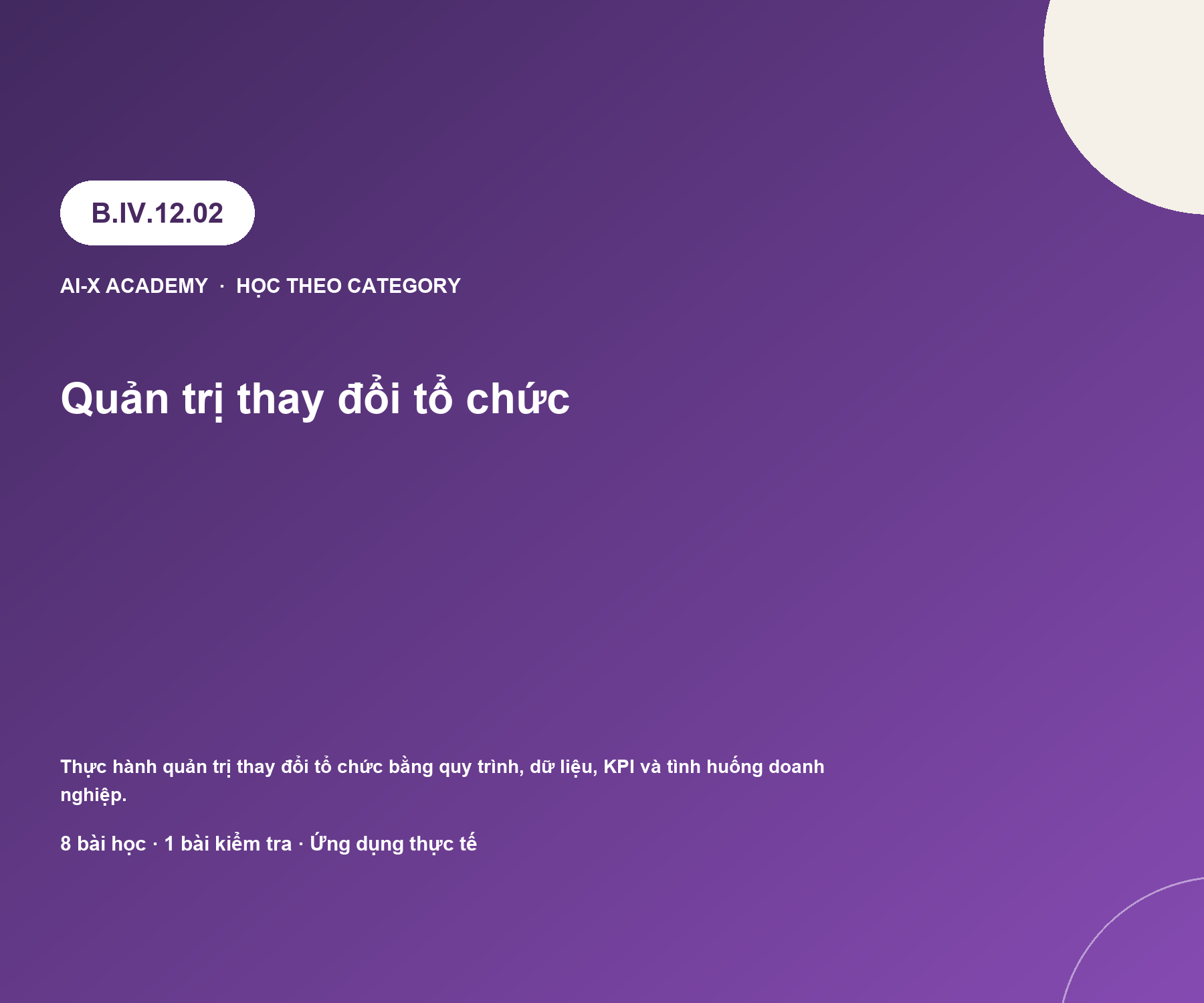 B.IV.12.02 — Quản trị thay đổi tổ chức