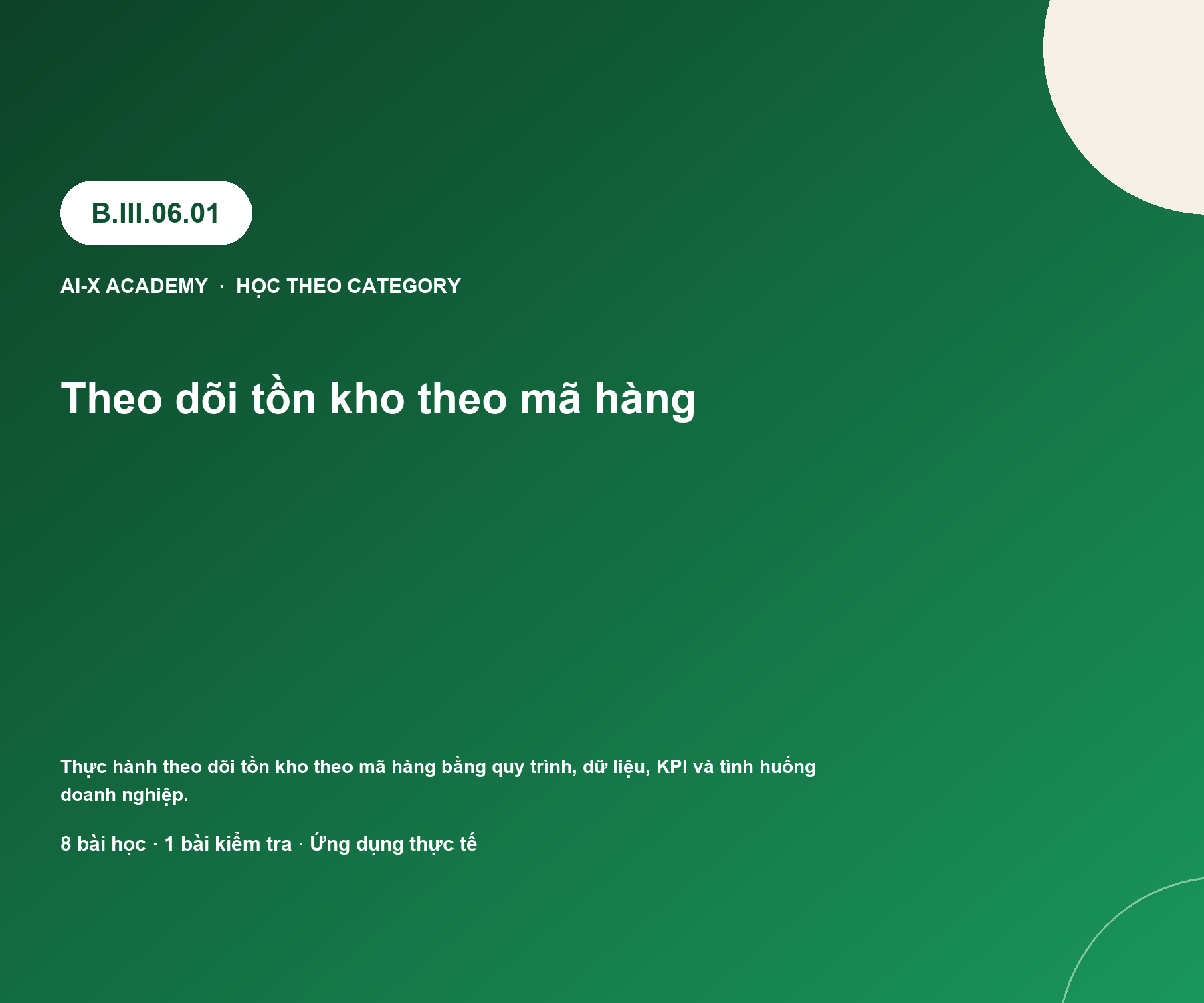 B.III.06.01 — Theo dõi tồn kho theo mã hàng