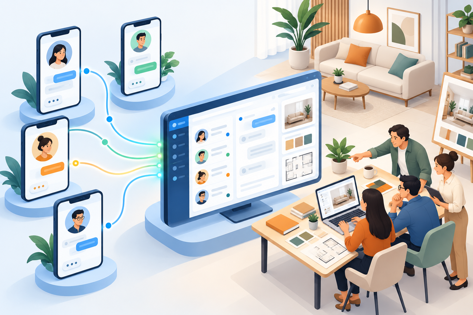 Tích hợp Zalo OA vào CRM ngành nội thất — dữ liệu khách hàng thuộc về công ty