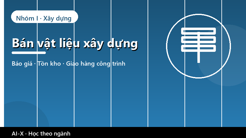 Bán vật liệu xây dựng
