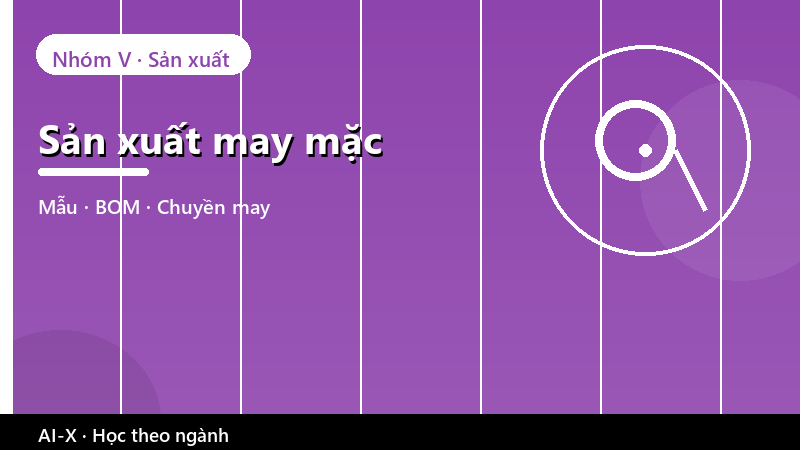 Sản xuất may mặc