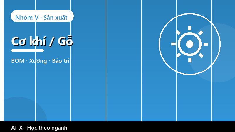 Cơ khí / Gỗ